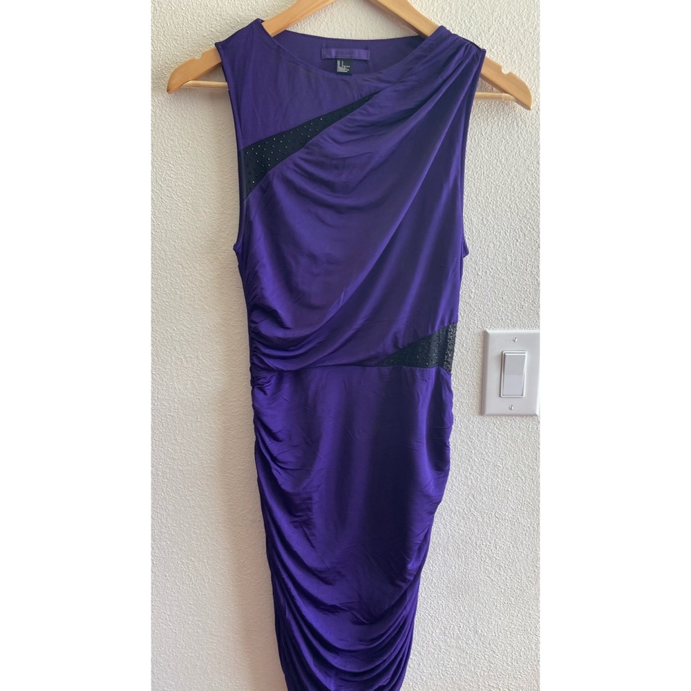Forever 21 Purple Cocktail Fitted Dress